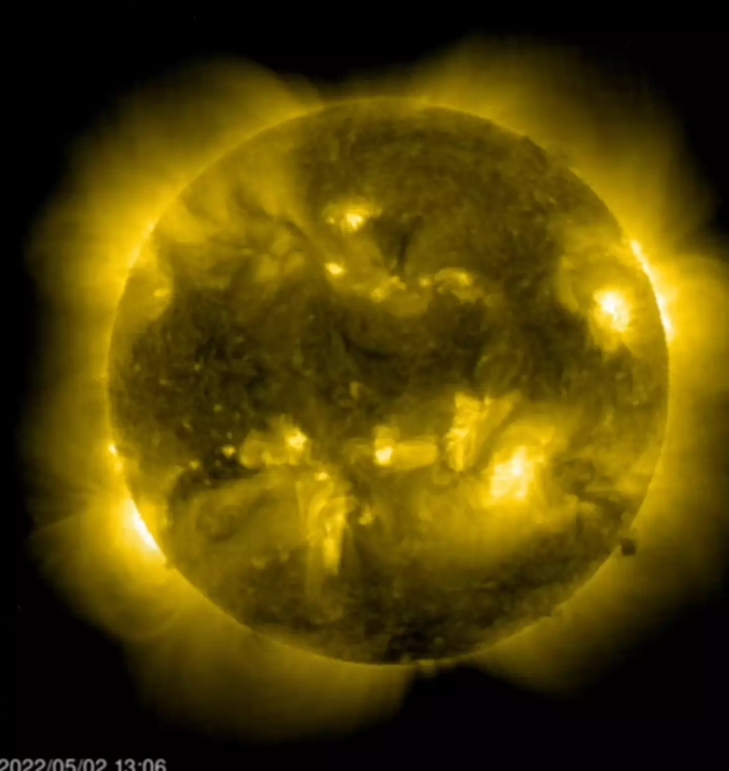 The 'black cube' is in the lower right.
