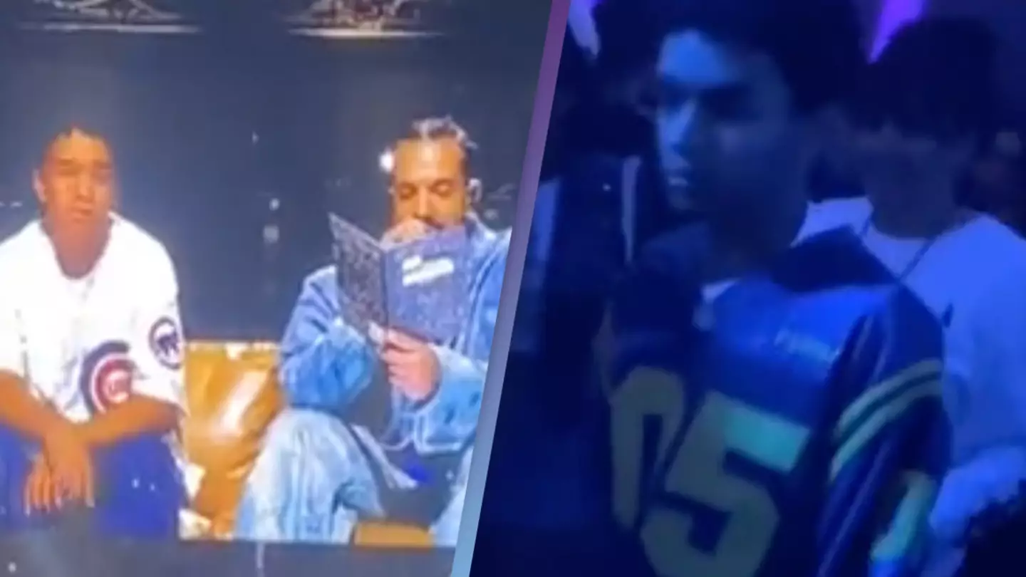 Truth revealed after 'hologram' handed Drake a book at concert