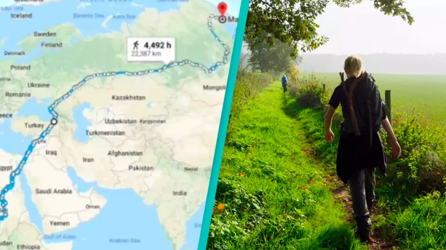 The longest walkable distance on Earth which no one is known to have completed