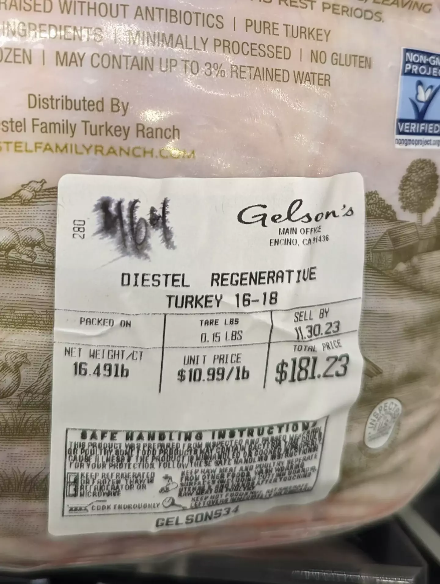 Diestel turkeys retail for the same price on the family farm's website.