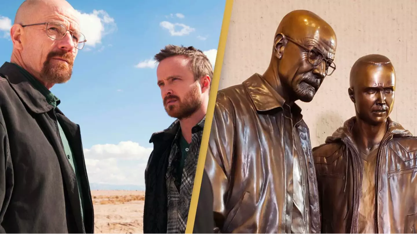 Breaking Bad Fans Point Out Major Issue As Walter White And Jesse Statue Is Unveiled