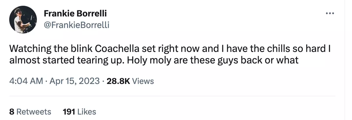 Fans had 'chills' watching the performance.