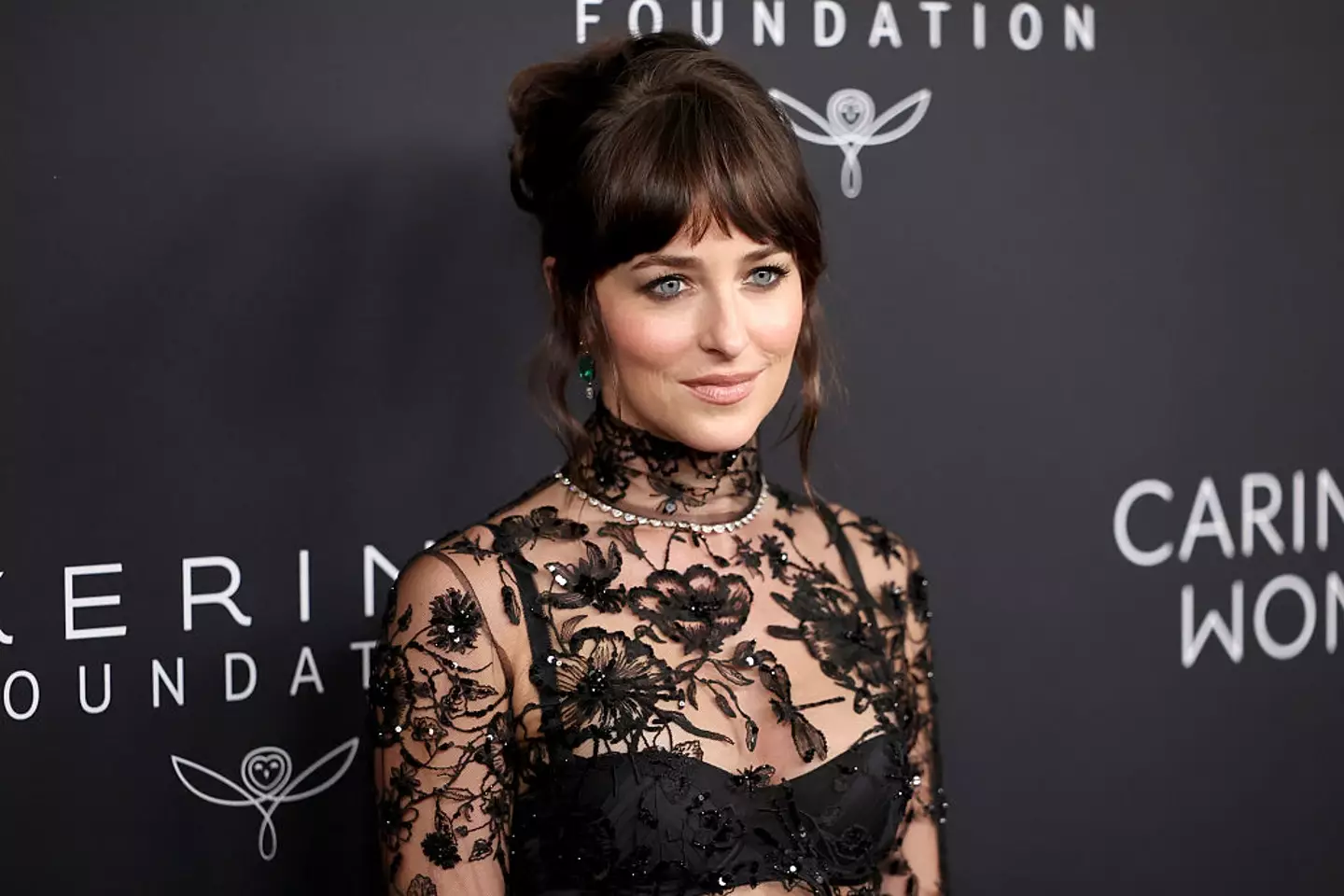 Dakota Johnson is among a number of stars known to wear sheer dresses on the red carpet (Mike Coppola/Getty Images)