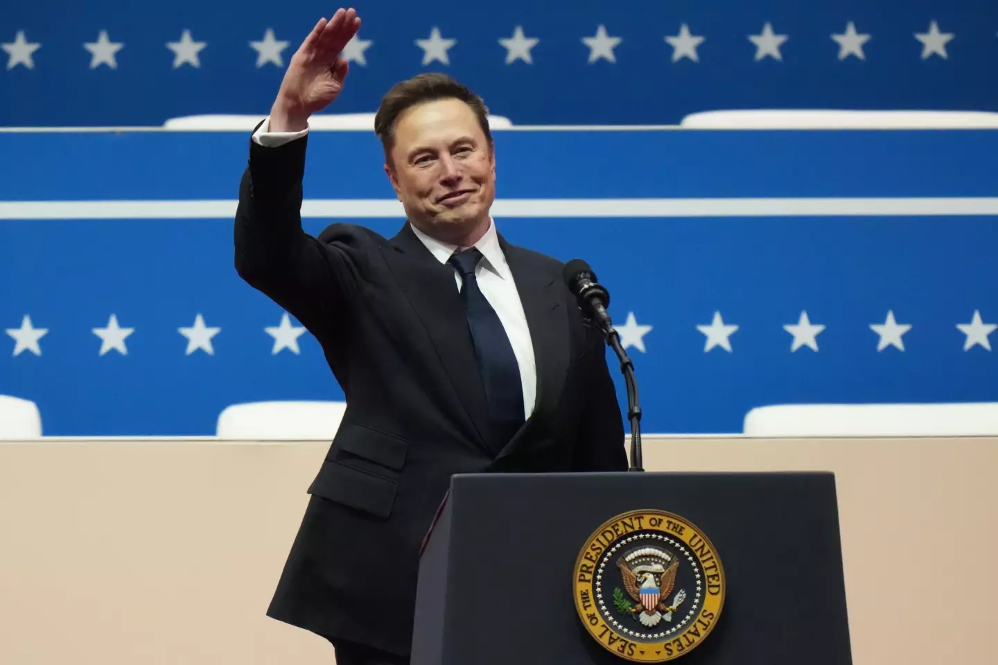 One of the Wikipedia founders hit back at Musk after his comments (Christopher Furlong/Getty Images)