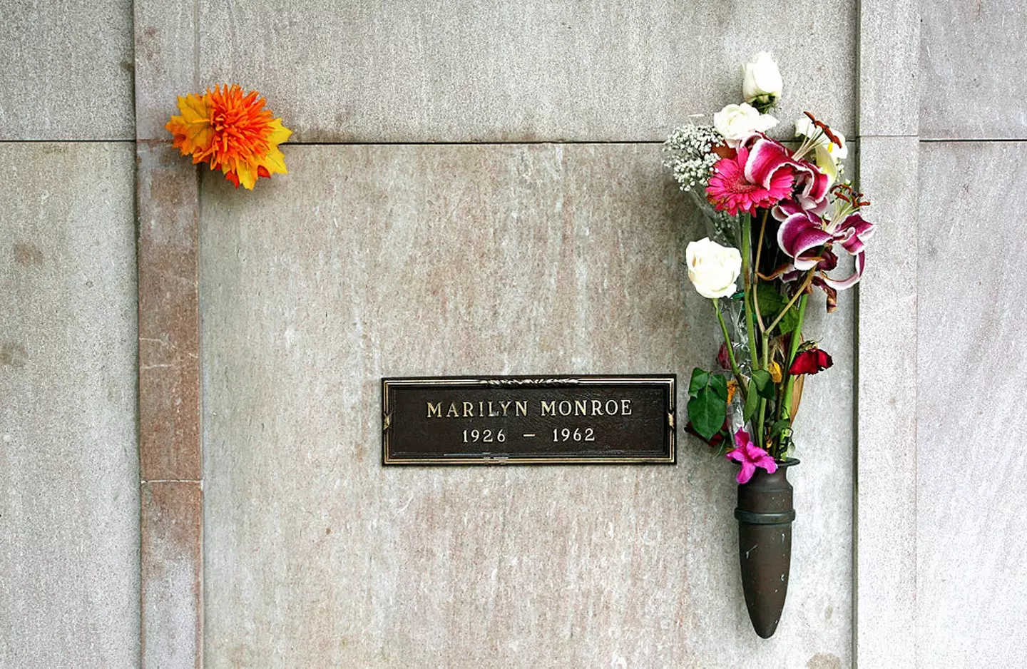 The crypt up for auction is near Marilyn Monroe's.