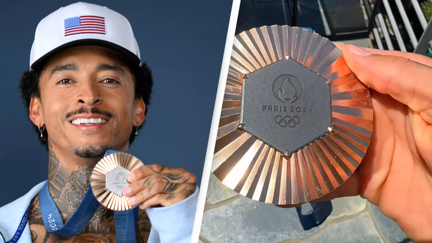 US Olympic skateboarder reveals the shocking condition of his medal just days after winning it