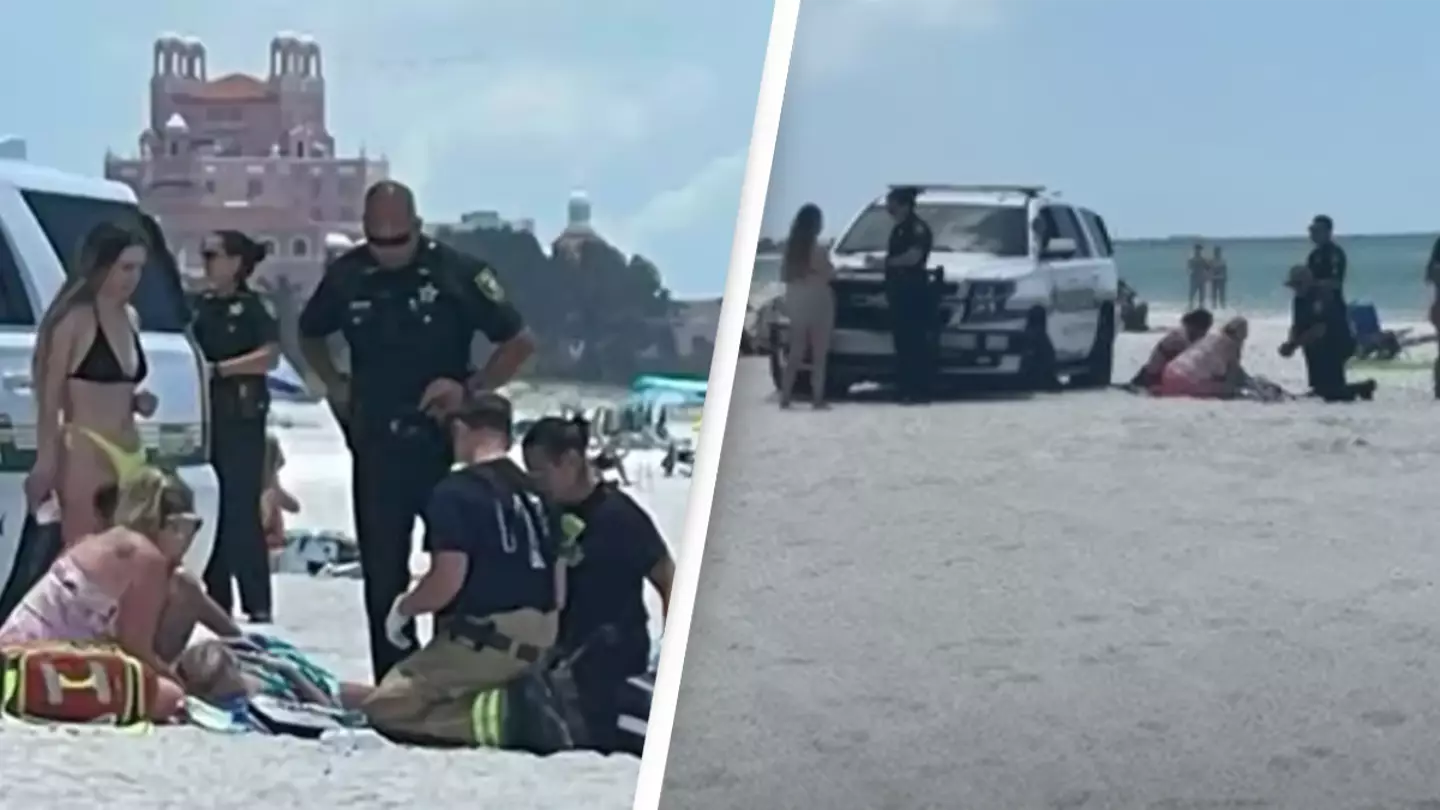 Sheriff's Deputy Accidentally Drives Car Over Sunbather At Popular Beach