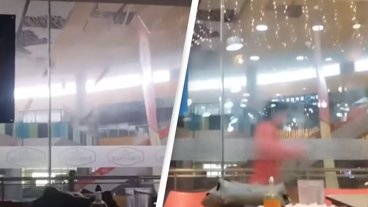 Shocking footage shows entire mall shaking as Philippines is hit by 7.2 magnitude earthquake
