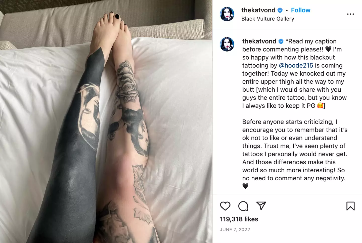 Kat Von D has made some major changes to her life in recent years.