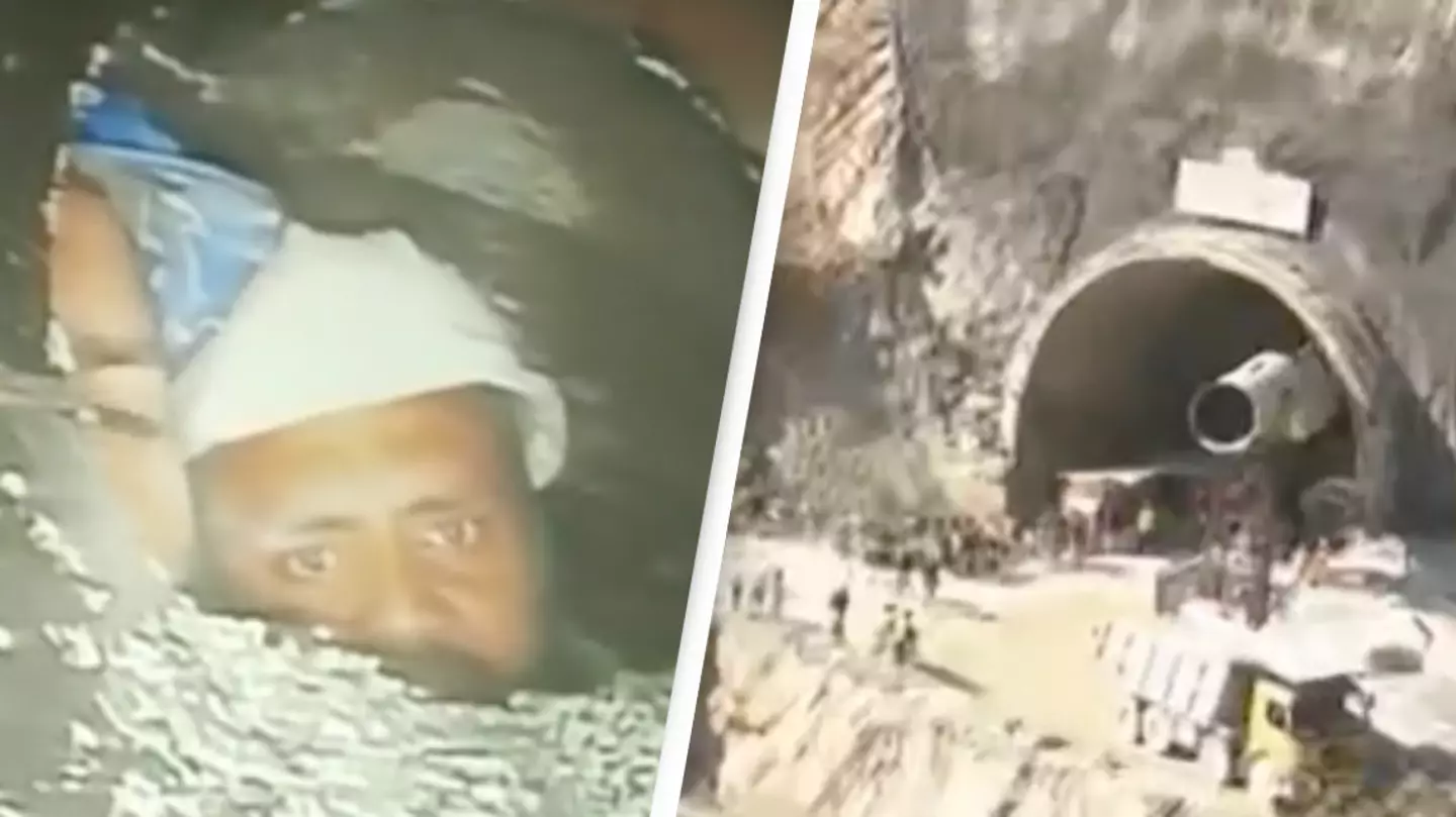 Rescuers finally reach 41 people trapped in mountain tunnel for 16 days