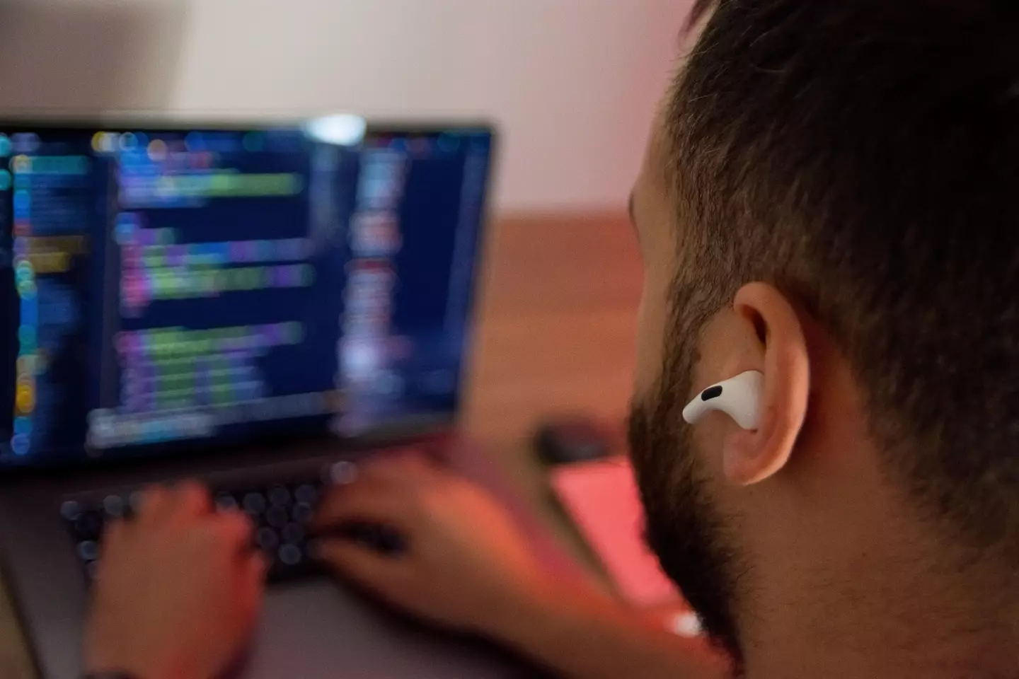 Pranav's Airpods caught Aba's attention.