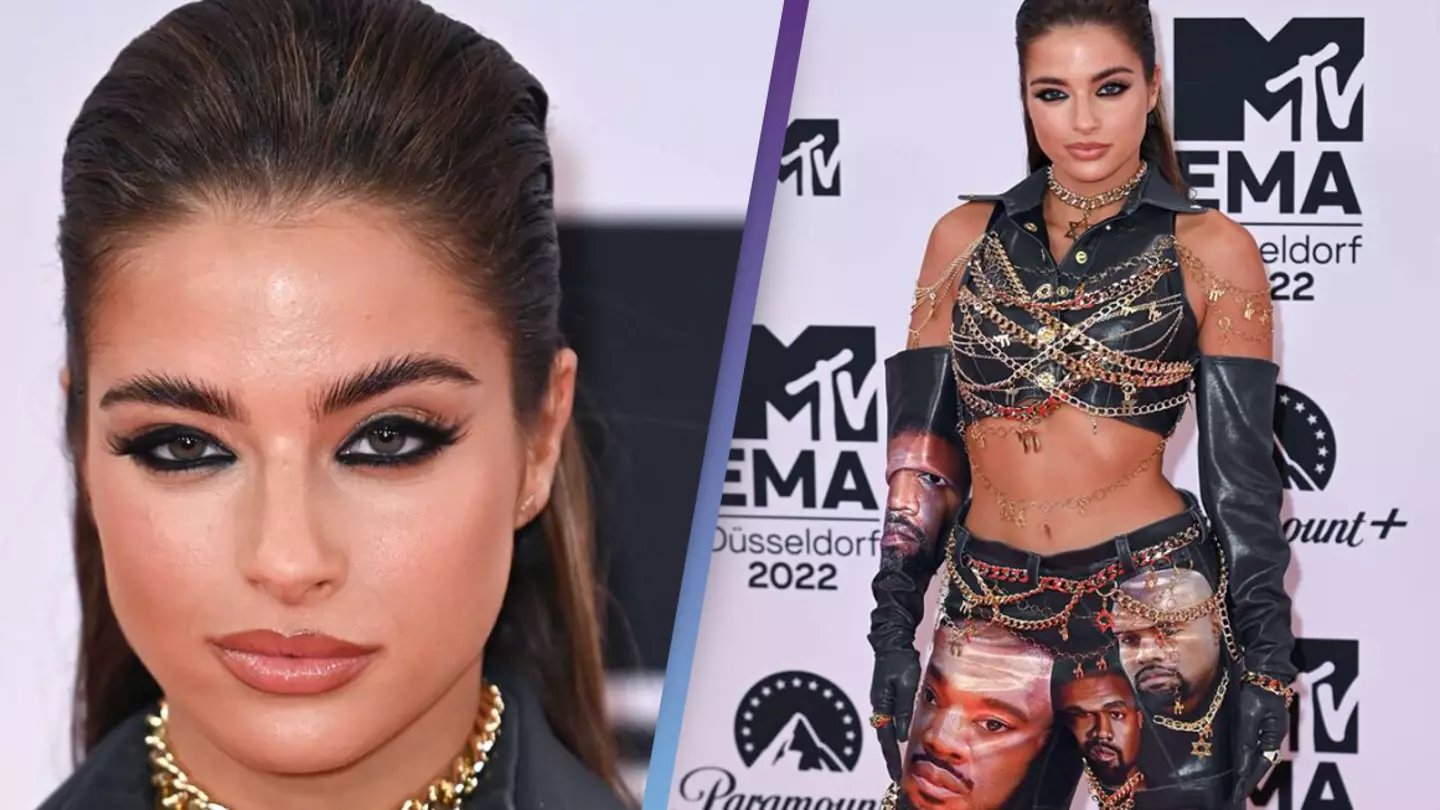Israeli singer Noa Kirel hits out at Kanye West with her MTV EMAs outfit