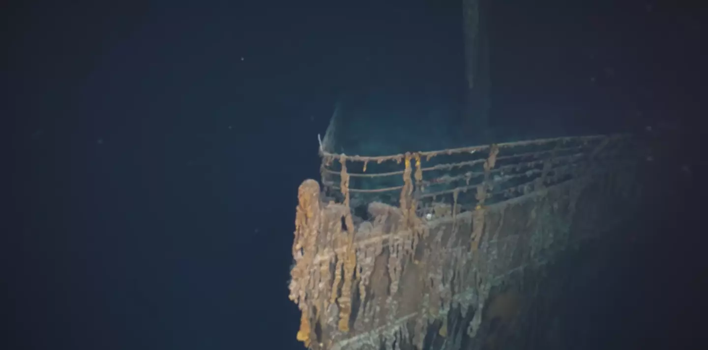 The footage shows the ship like never before.