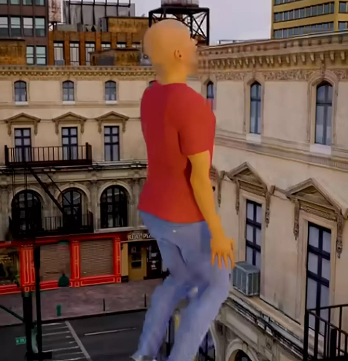 Land feet first (YouTube/@zackdfilms)