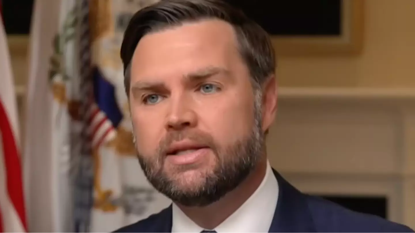 People point out JD Vance’s bizarre reaction when asked if he will succeed Trump as president
