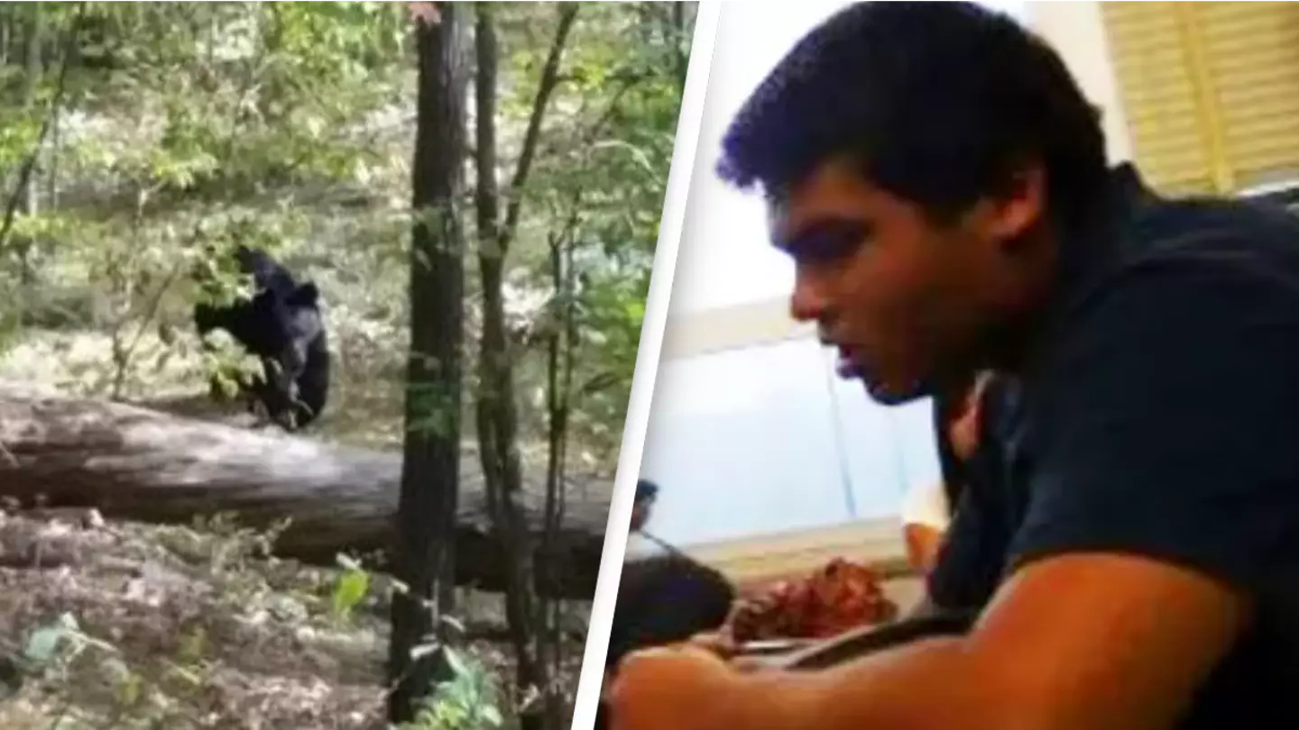 Student captured chilling image of black bear before being mauled to death by it
