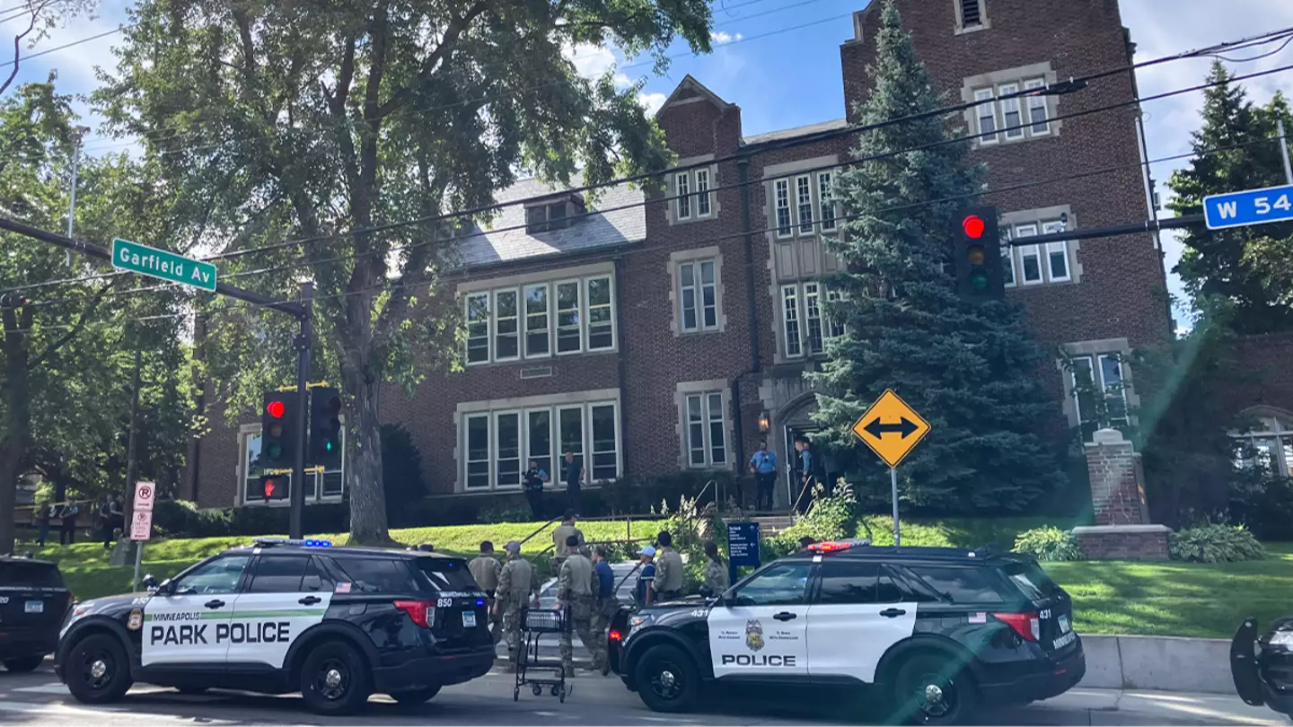 Suspect behind Minneapolis school shooting that's killed two children and left 'up to 17 people injured' revealed