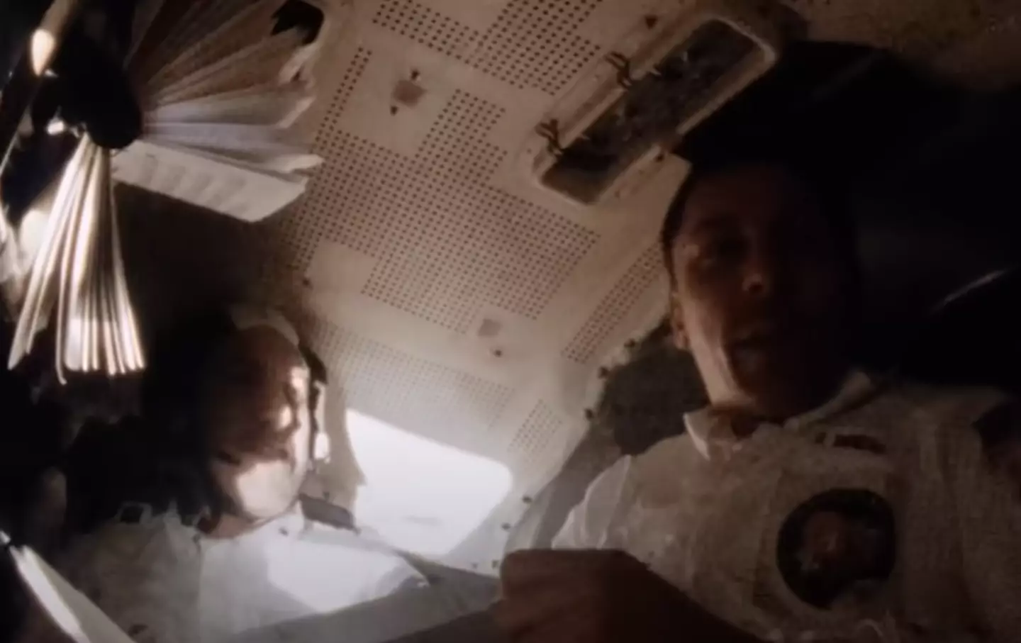 The crew were on a path which would take them past Earth. YouTube/ NASA