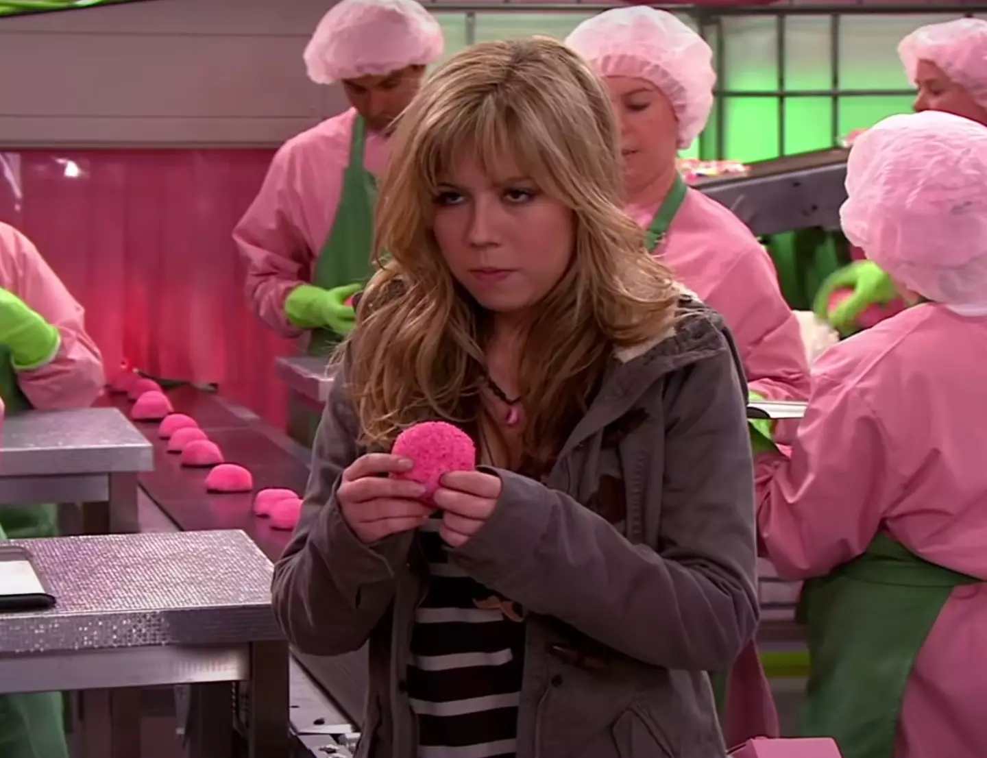 Jennette's character had a passion for food.