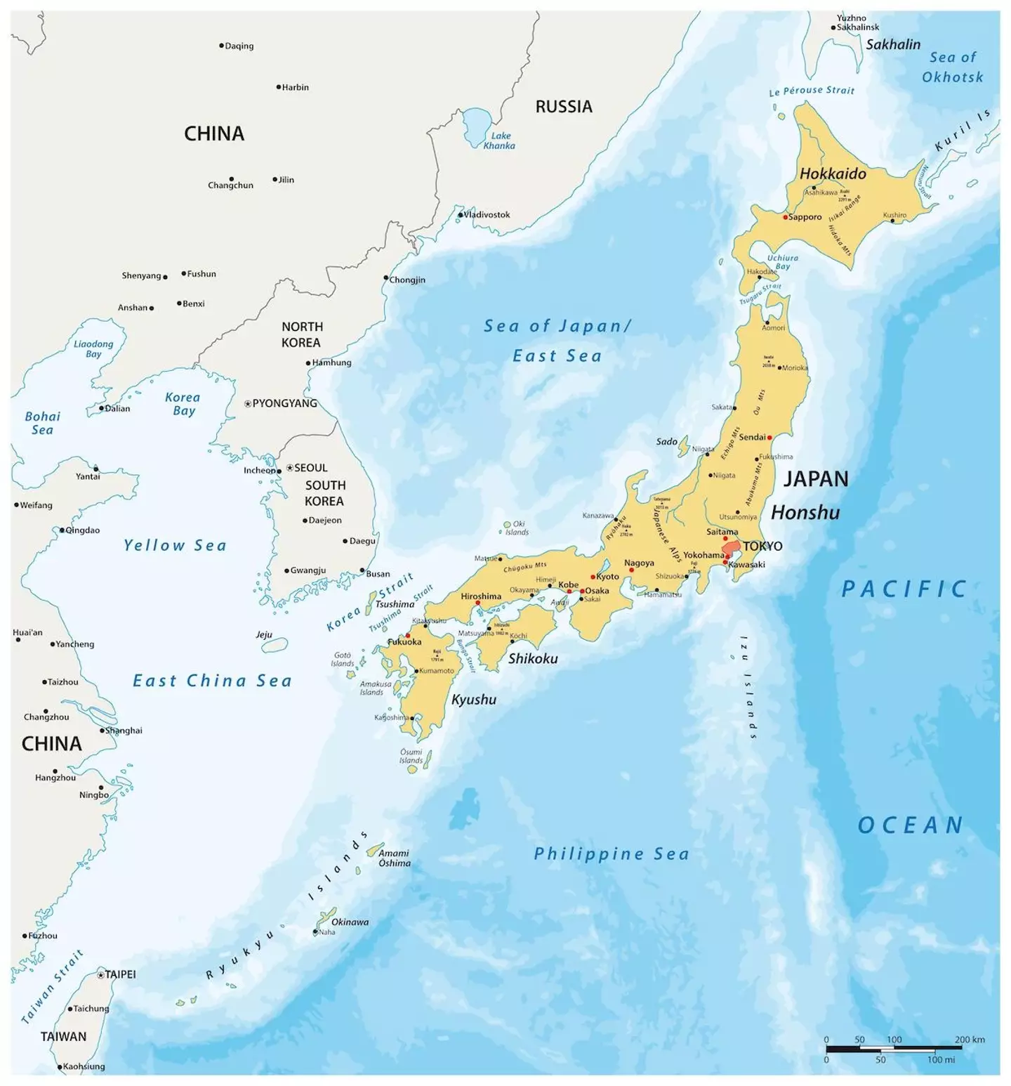 Japan currently has 6,852 islands on record.