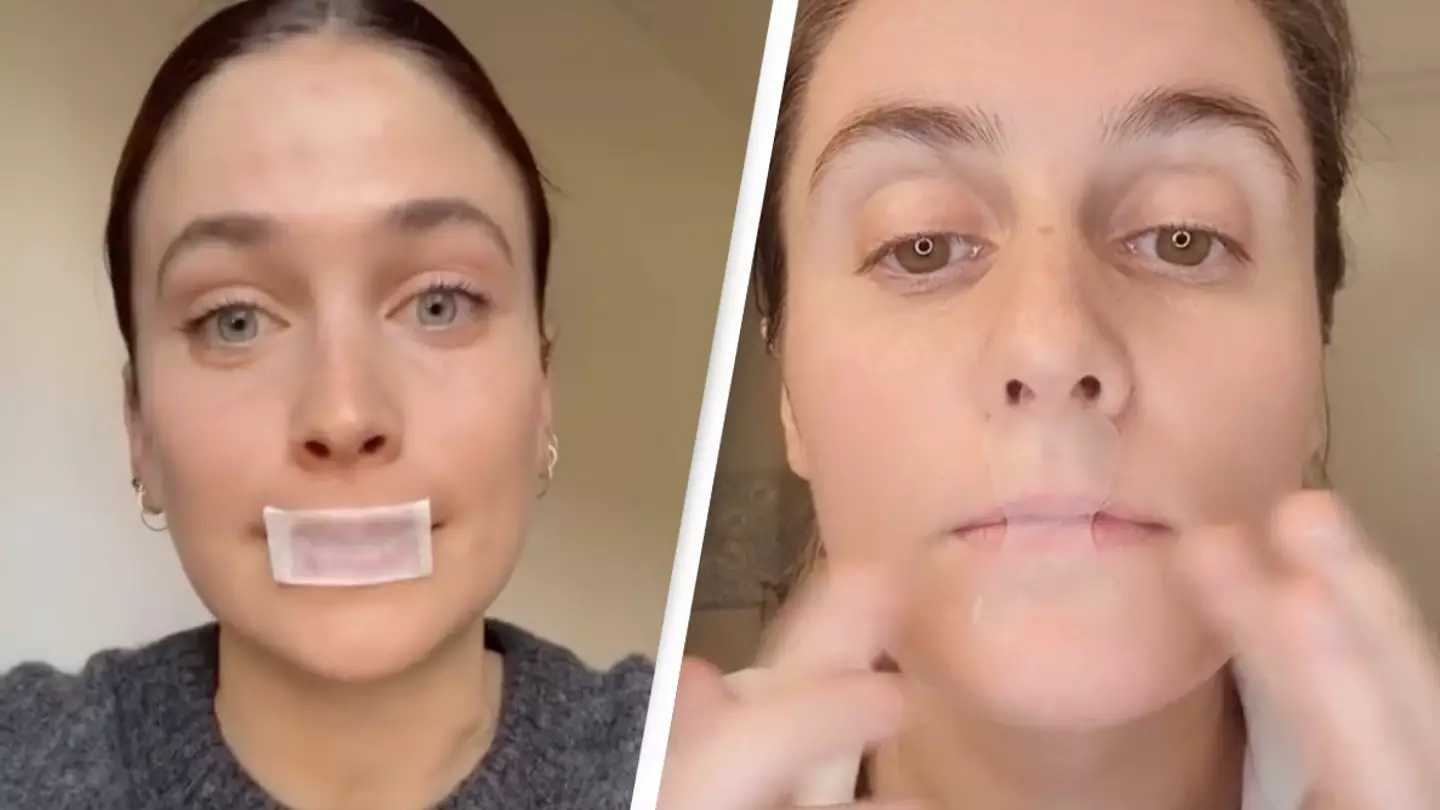 Doctor warns taping your mouth when you sleep can be dangerous after TikTok trend spreads