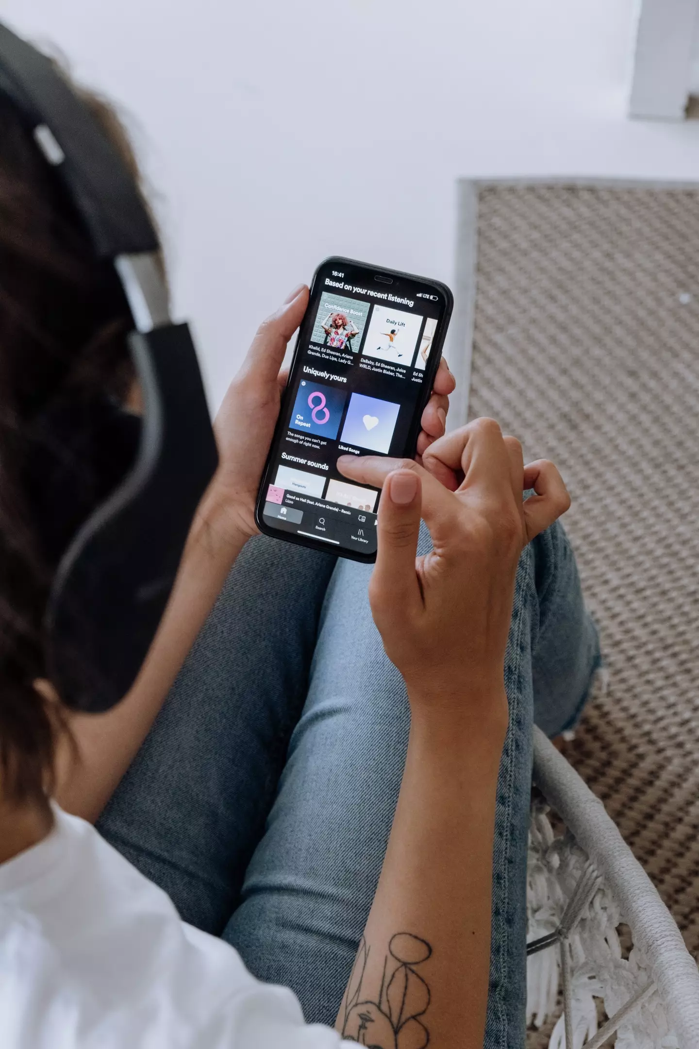 Spotify introduced in-app lyrics in 2021.