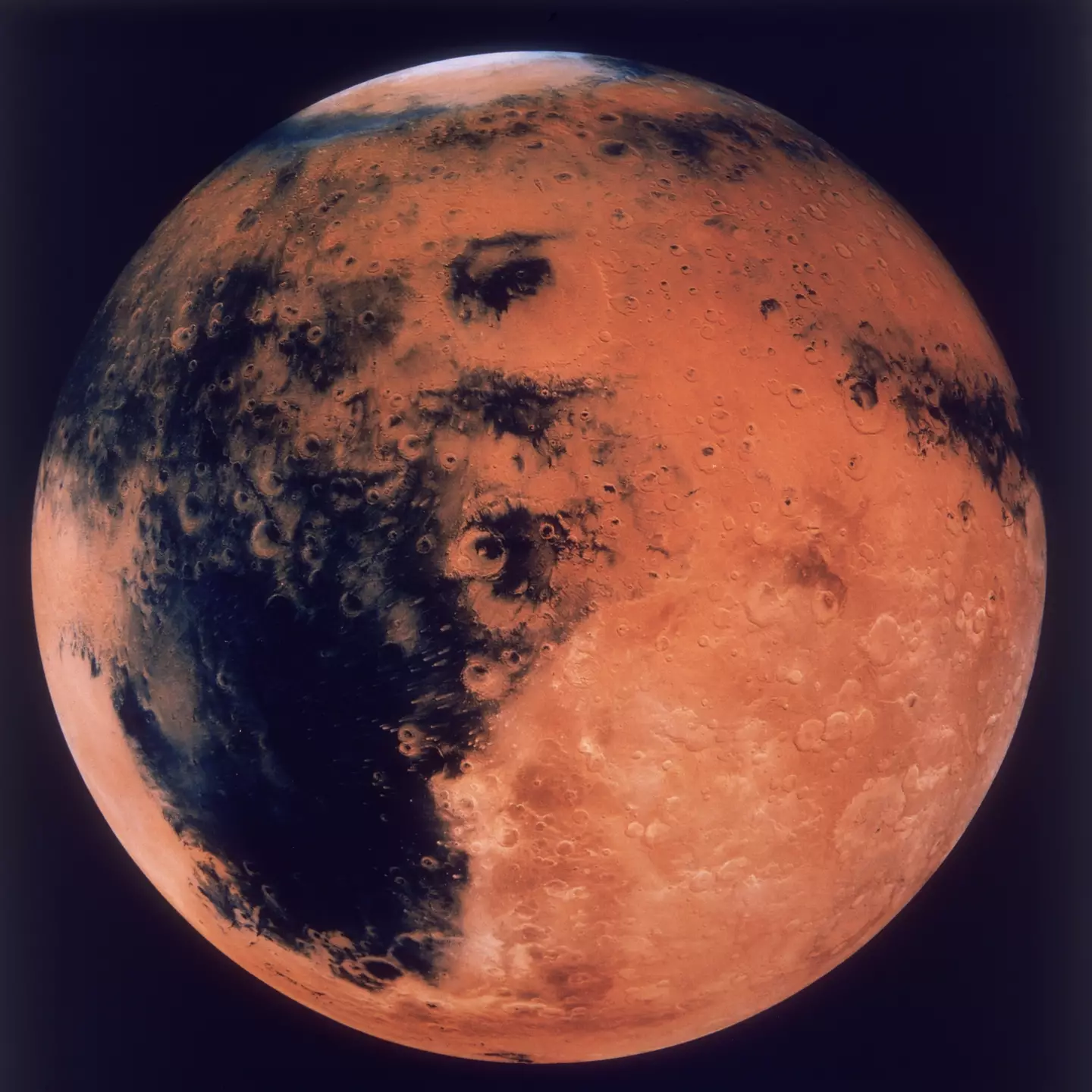 Our neighbor in this universe might have some water of its own. (Space Frontiers/Hulton Archive/Getty Images)