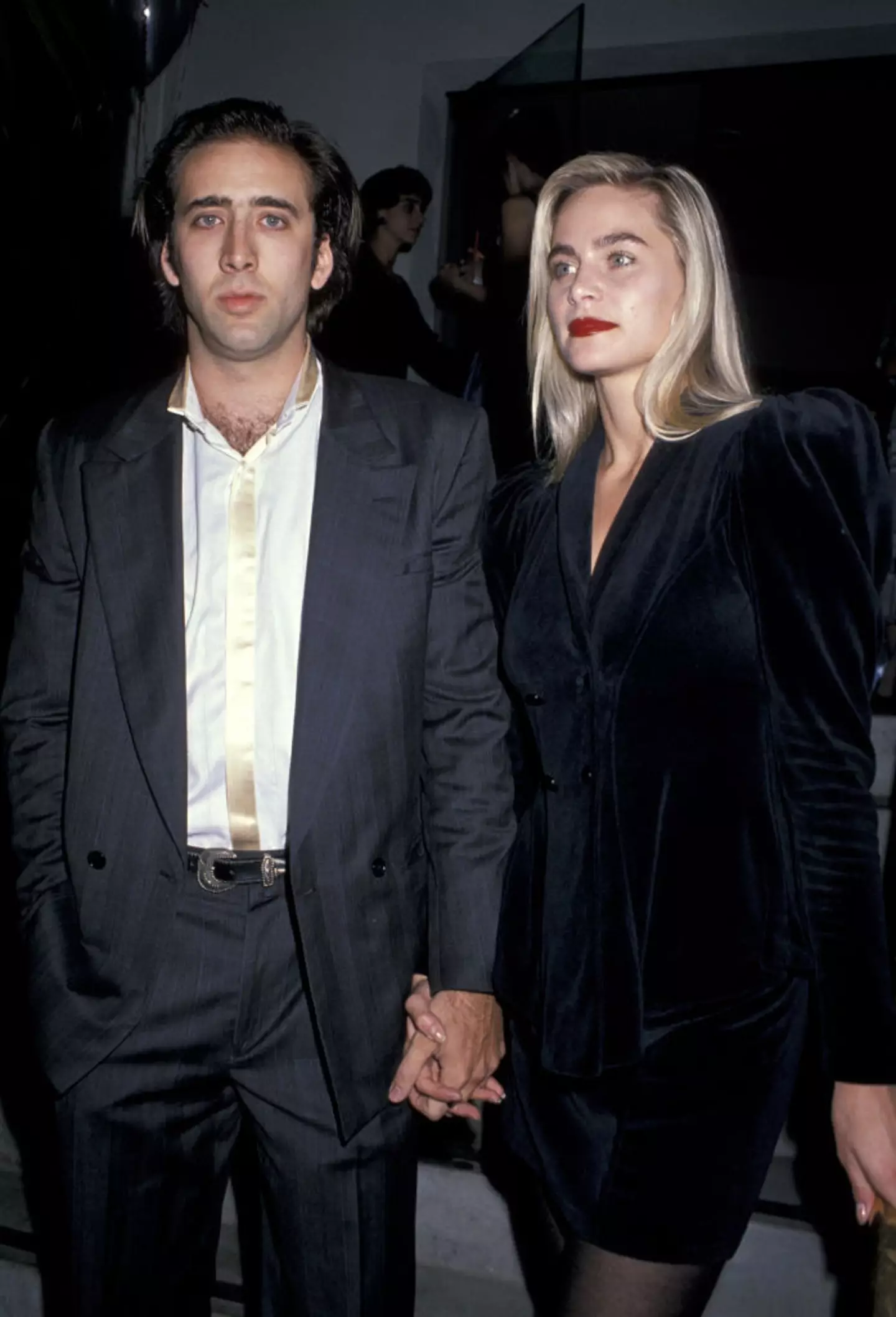 Nicolas Cage and Christina Fulton pictured back in 1988 (Jim Smeal/Ron Galella Collection via Getty Images)