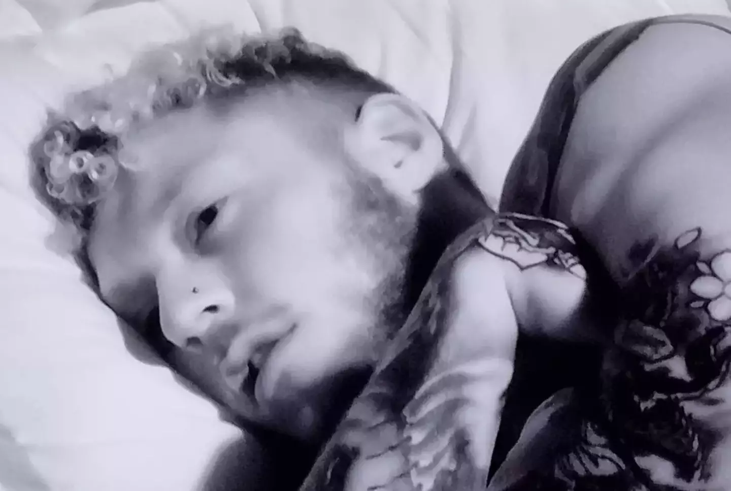 This is not the face of someone having fun.