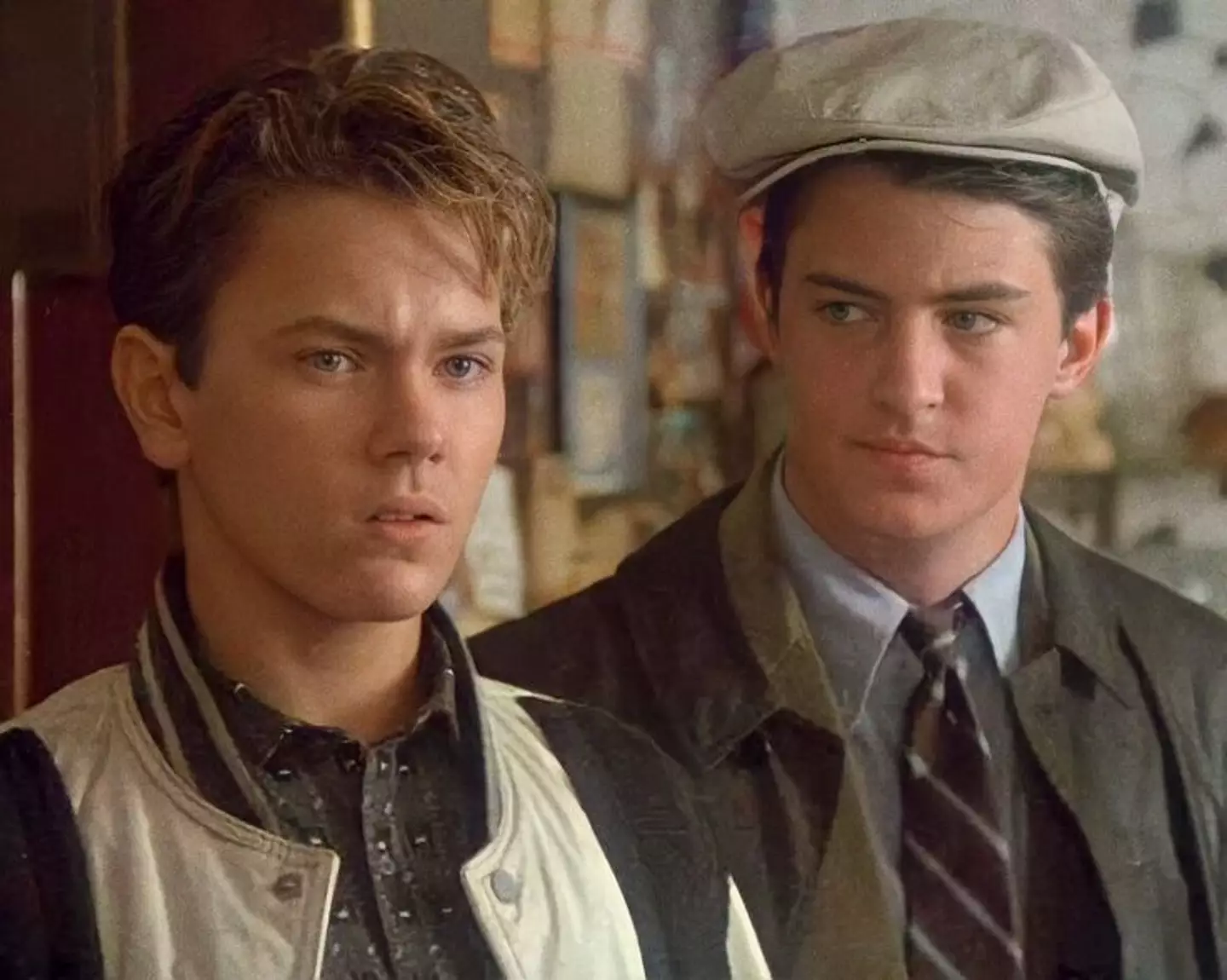 Matthew Perry starring in A Night in the Life of Jimmy Reardon opposite River Phoenix.