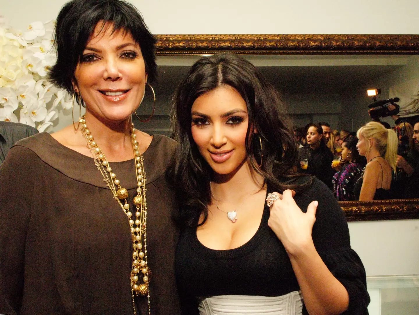 Kris Jenner and Kim Kardashian.