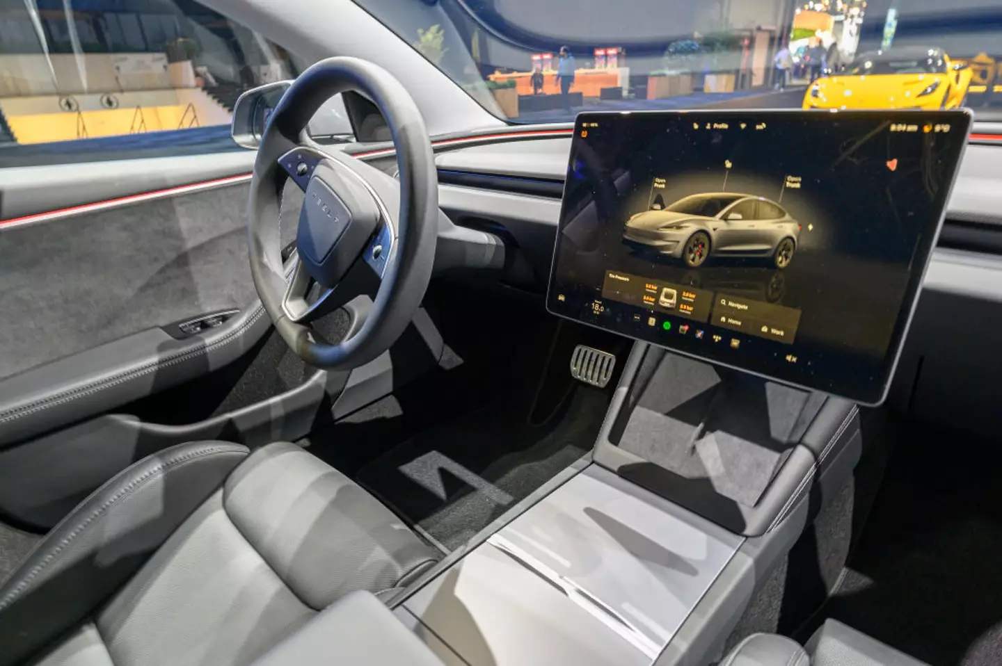 Zhang's family was driving a Tesla Model 3 at the time of the crash (Sjoerd van der Wal/Getty Images)
