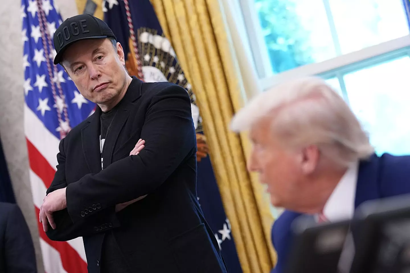 Musk and Trump have had a falling out (Kevin Dietsch/Getty Images)