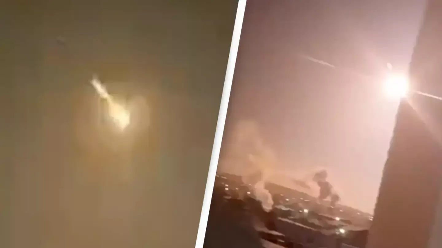 Footage captures incredible moment asteroid crashes into Earth's atmosphere after NASA warning