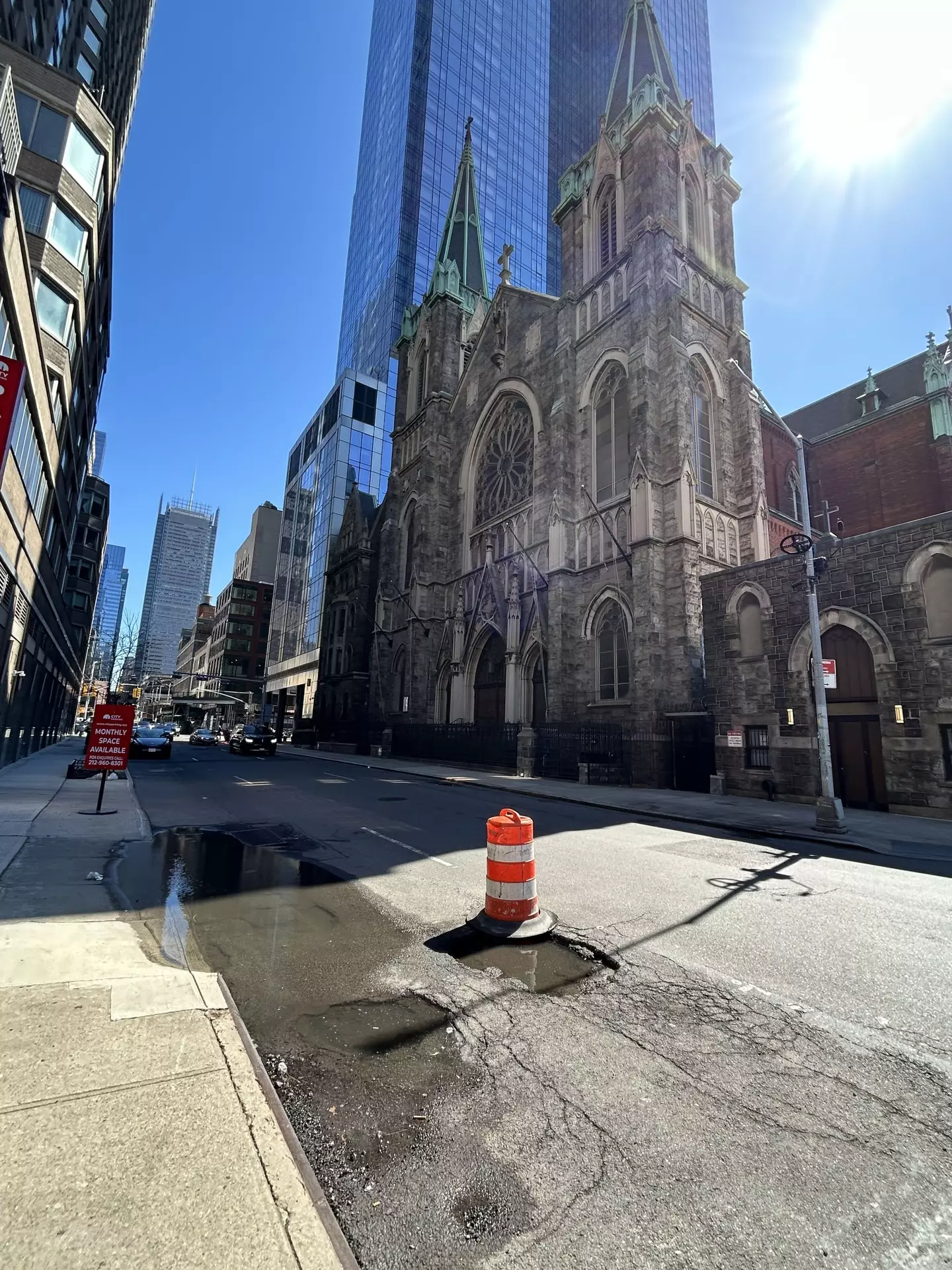 The pothole that caused the damage. (Kennedy News and Media)