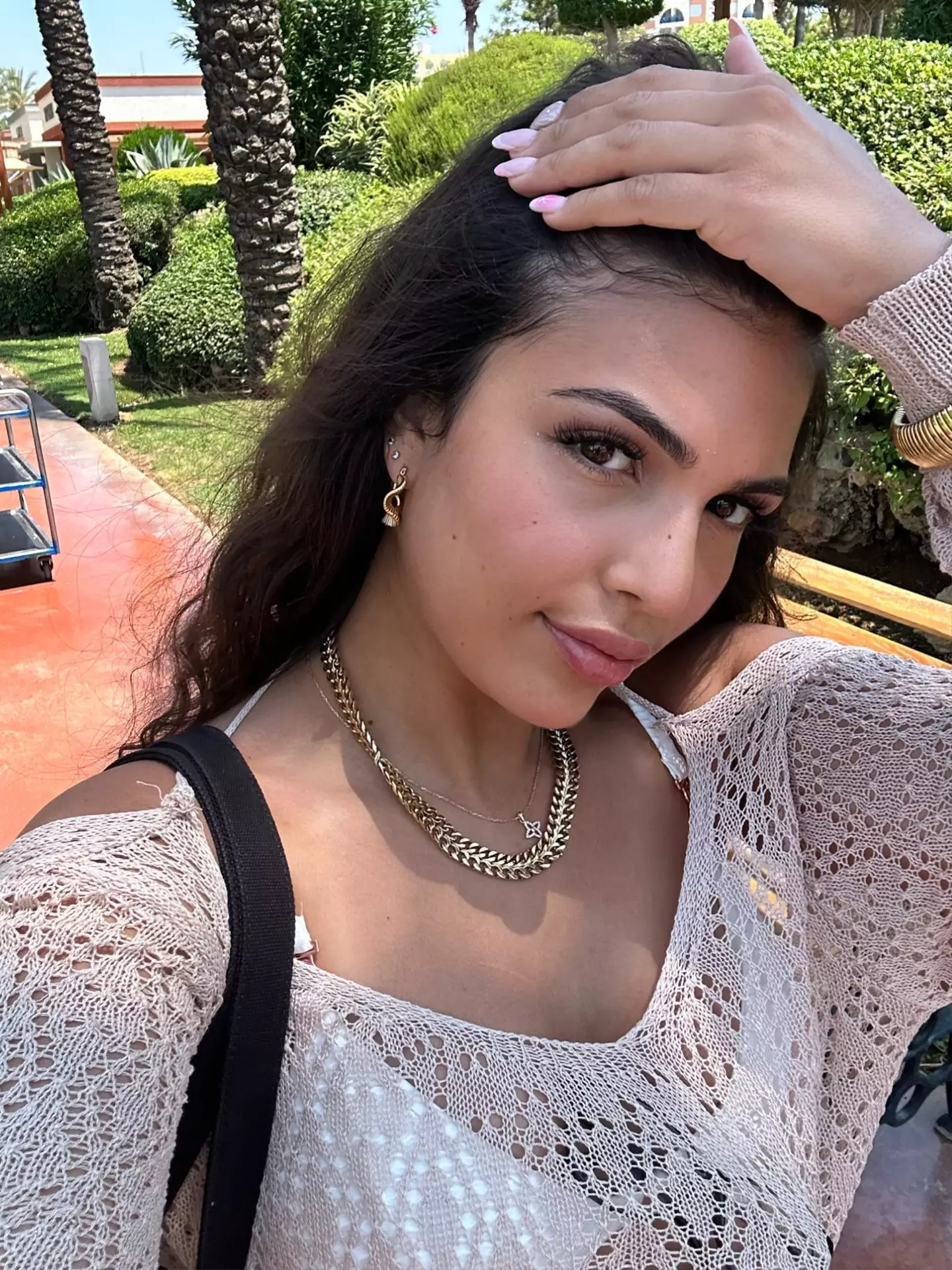 Liana became unwell on holiday. (SWNS)