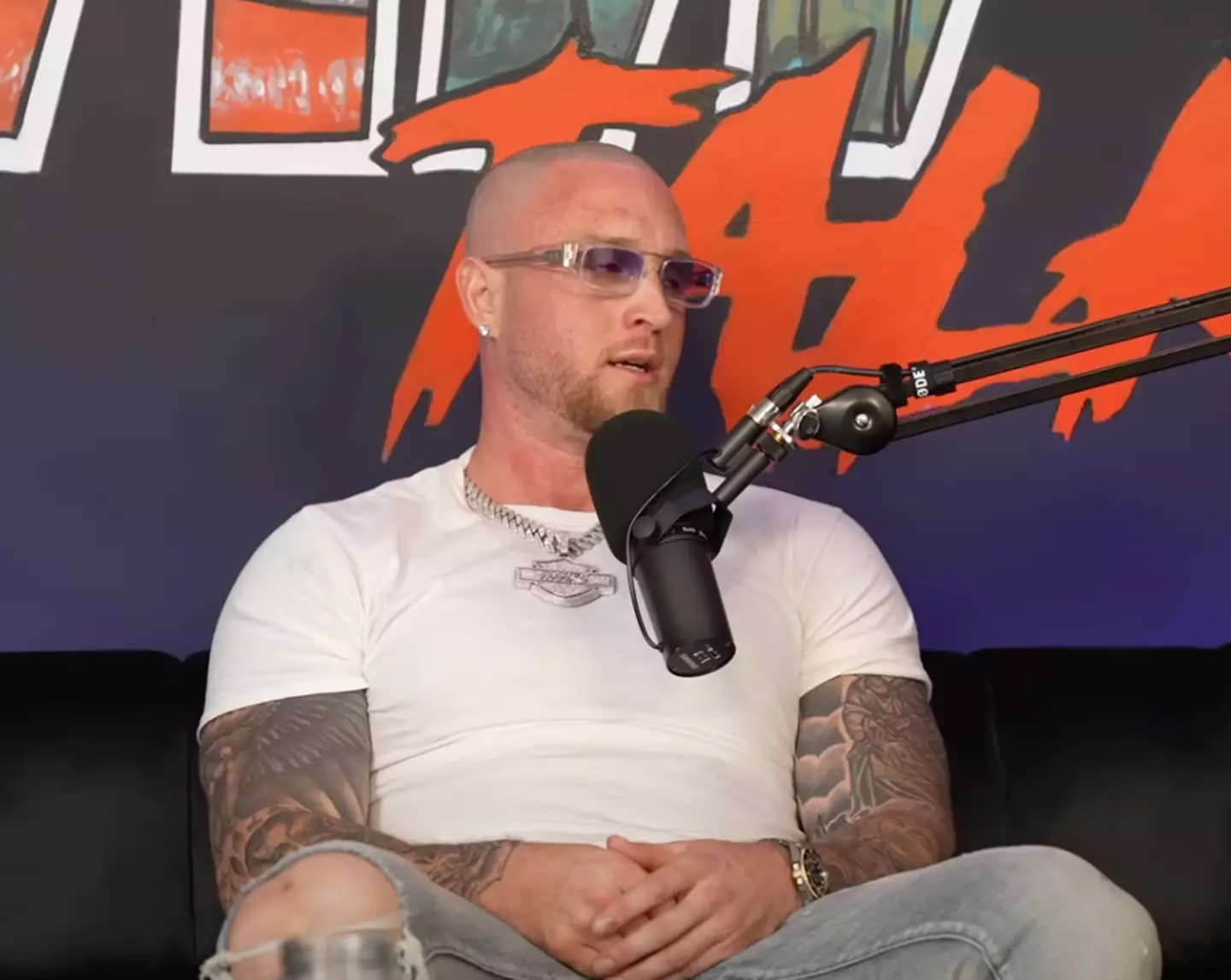 Chet was a teenager when he started using drugs. (YouTube/ Bradley Martyn's Raw Talk)