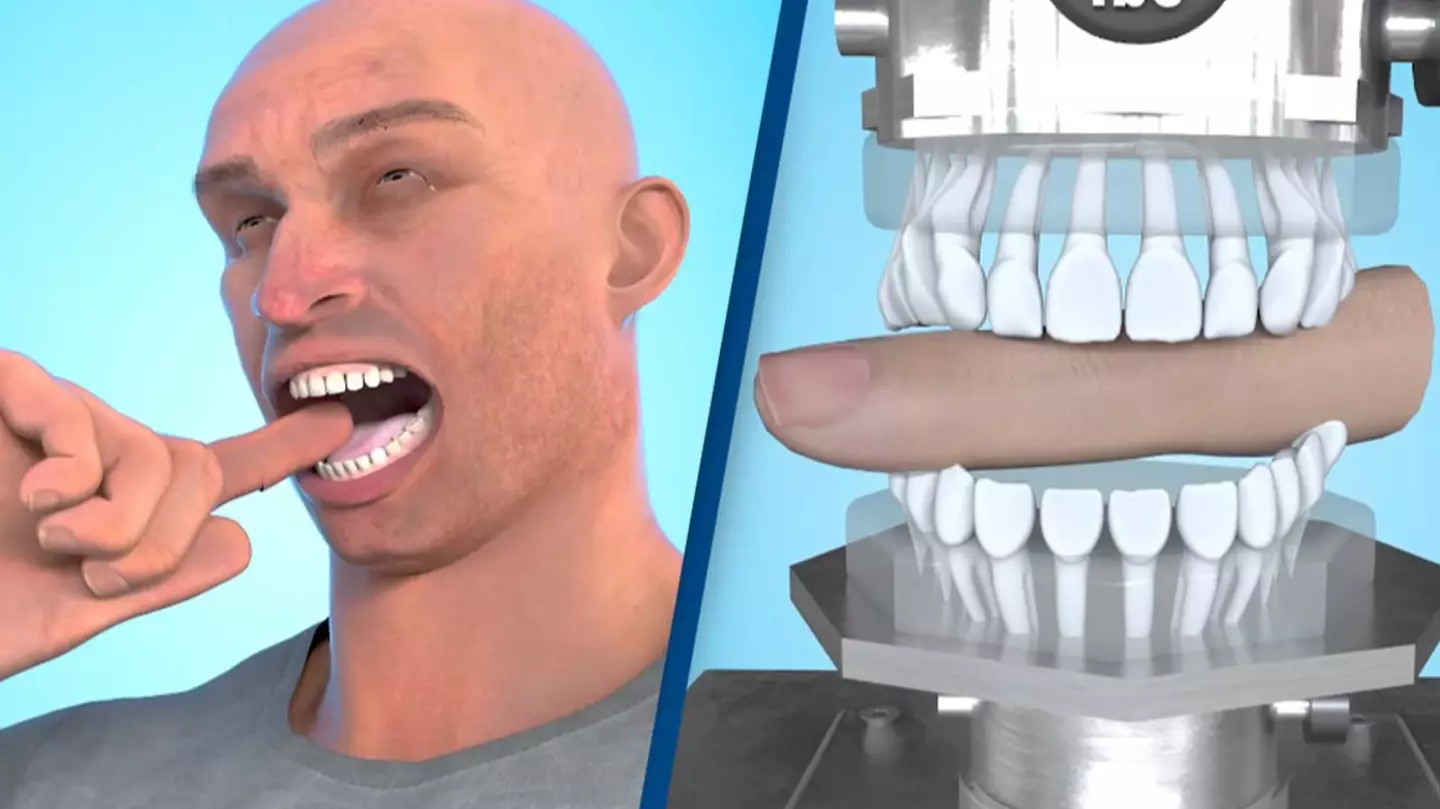 'Insane' simulation reveals truth behind theory that humans can bite off finger like a carrot