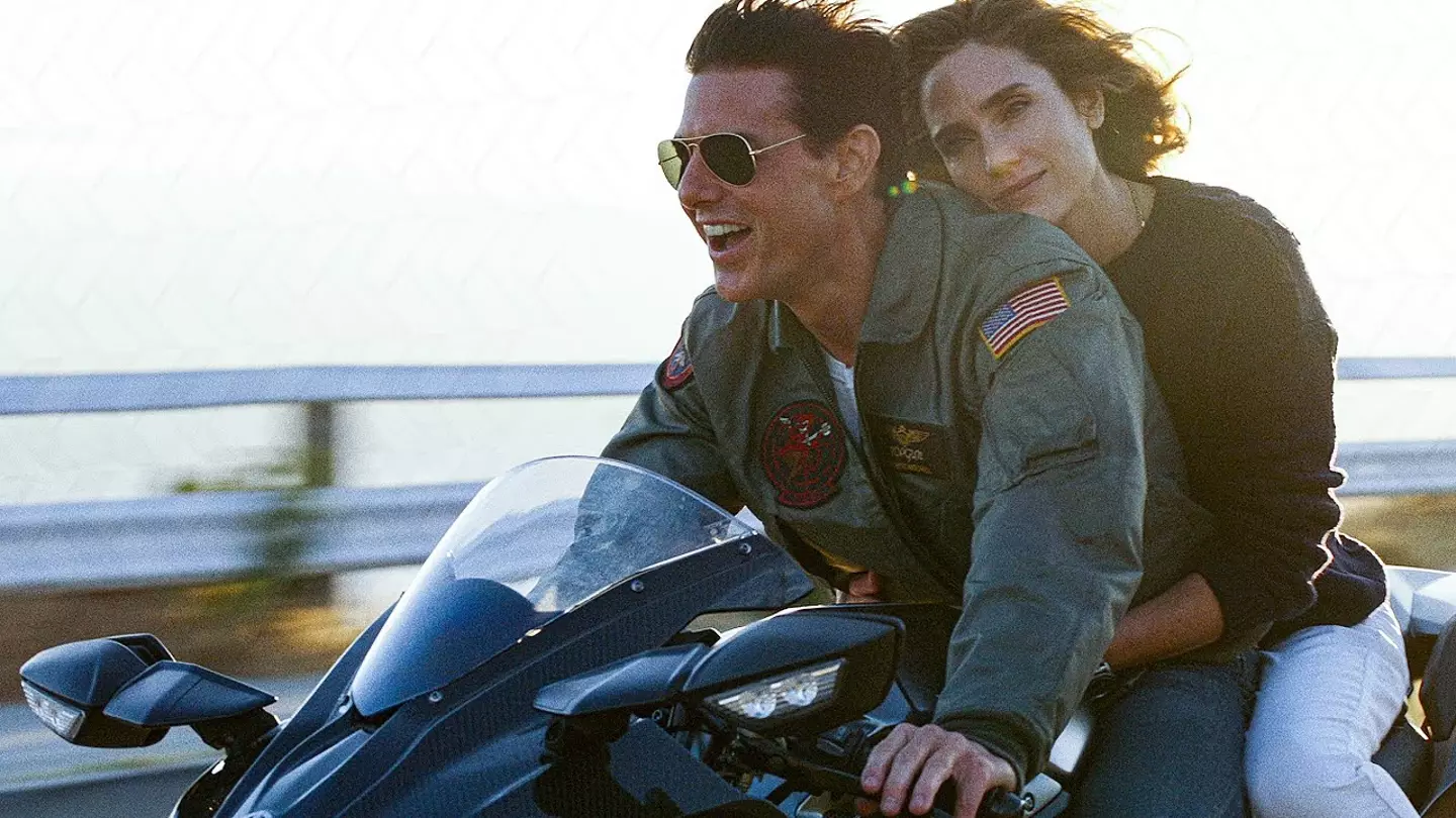 Tom Cruise and Jennifer Connelly in Top Gun: Maverick.