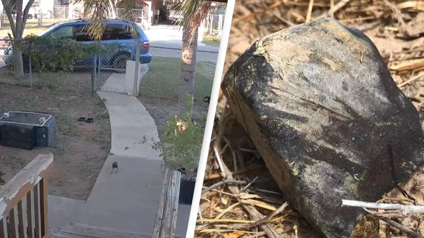 Doorbell camera captures sonic boom as half-ton meteor crashes in Texas