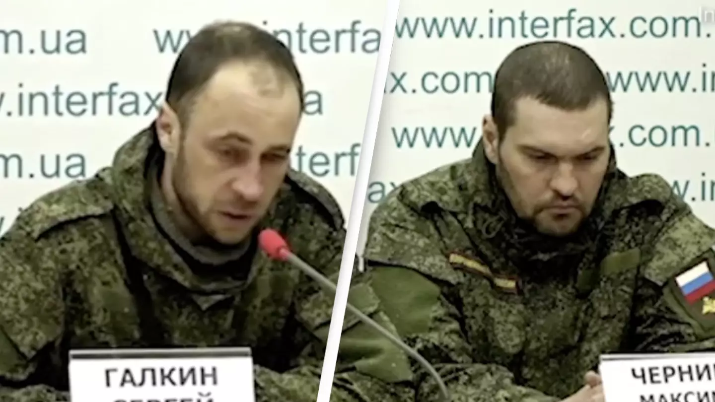 Russian Soldiers Break Down In Tears As They Apologise For 'Treacherous Invasion'