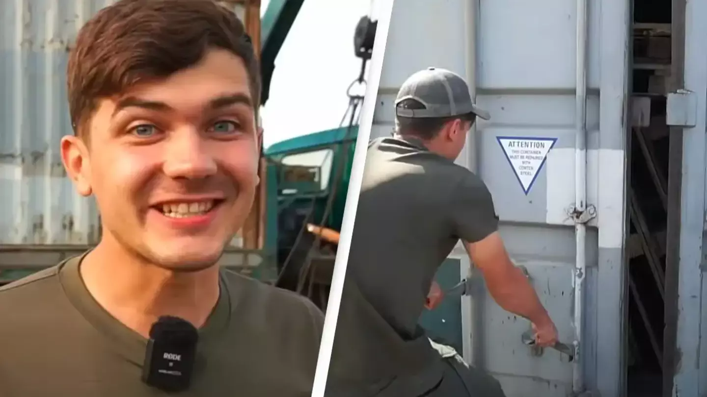 YouTuber made incredible discovery after spending $25,000 on mystery auction container