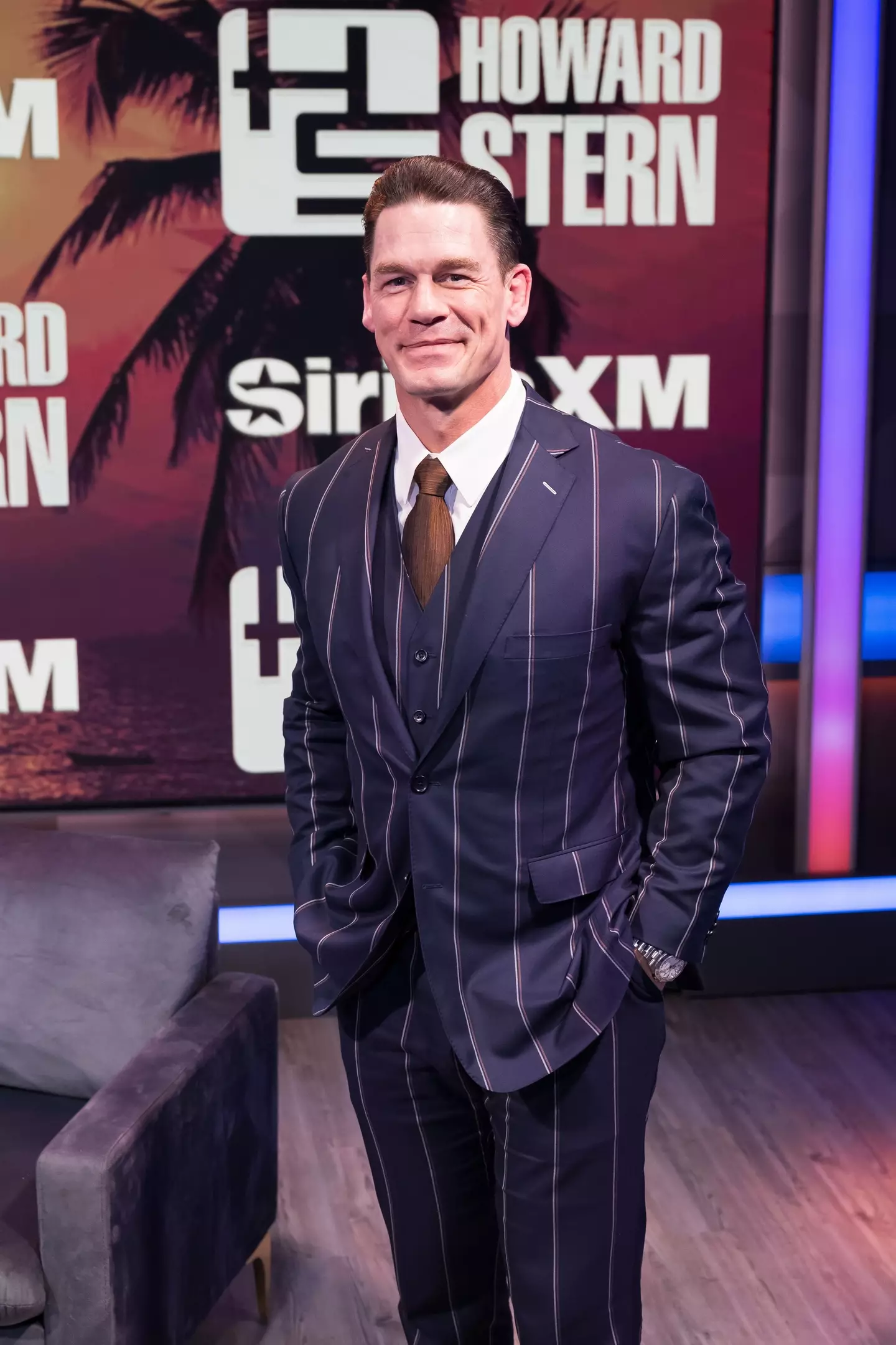 Cena appears on The Howard Stern Show.