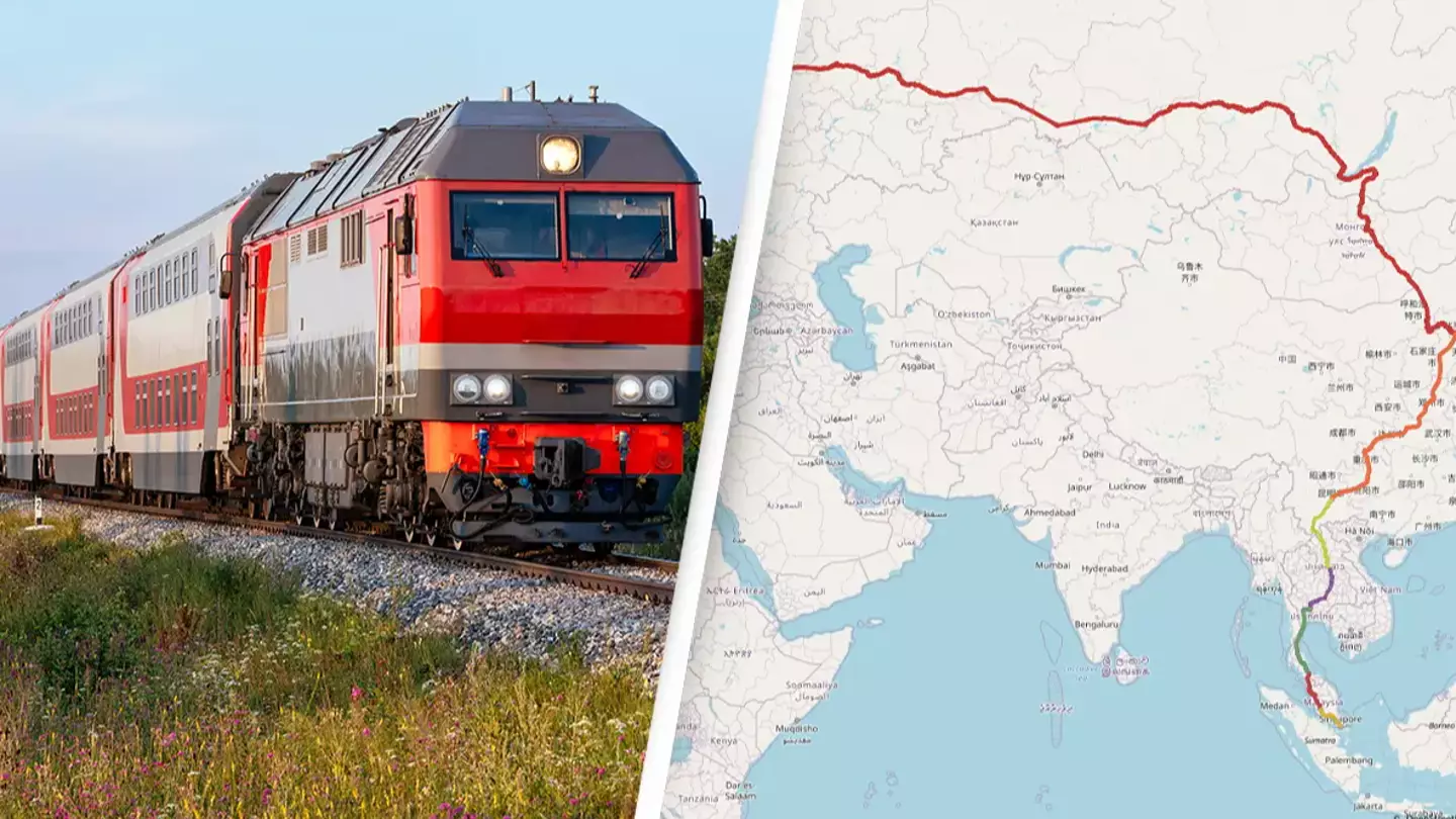 Longest possible train journey in the world now covers over 11,653 miles in total
