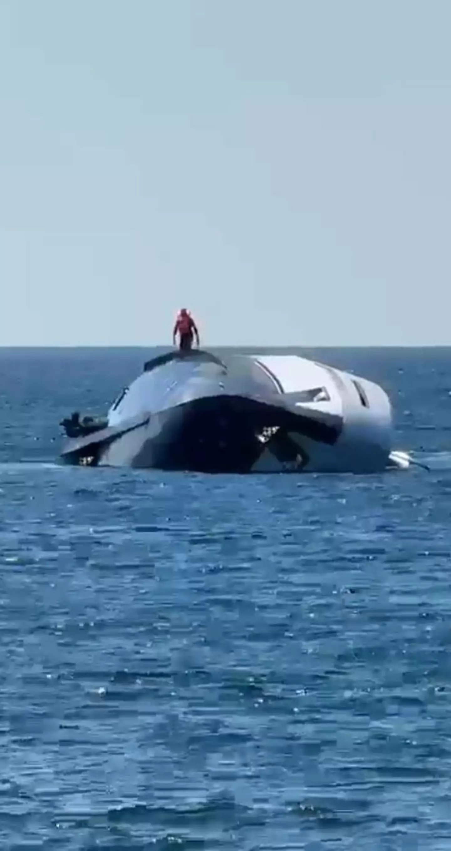 The yacht sank to the bottom of the Black Sea after just a quarter of an hour (Newsflash/NX)