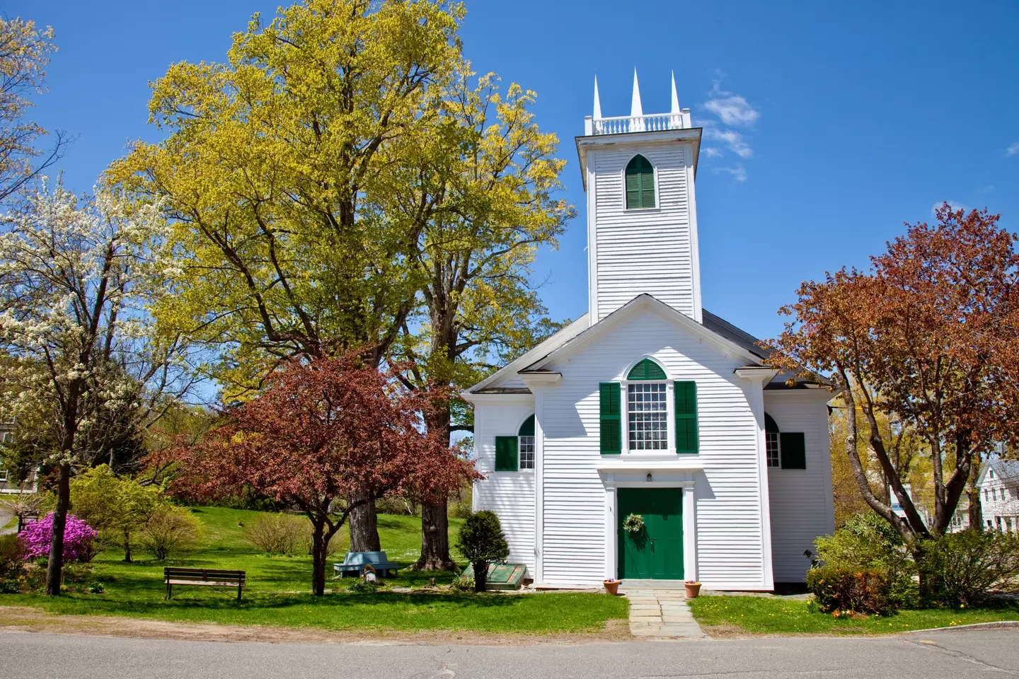 St John's Episcopal Church in Ashfield, Massachusetts.