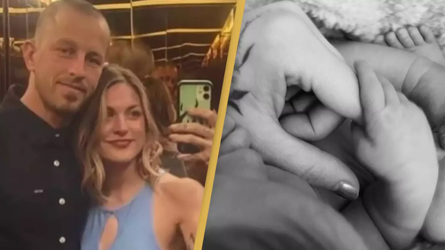 Kurt Cobain’s daughter Frances and Tony Hawk’s son Riley announce surprise birth of child