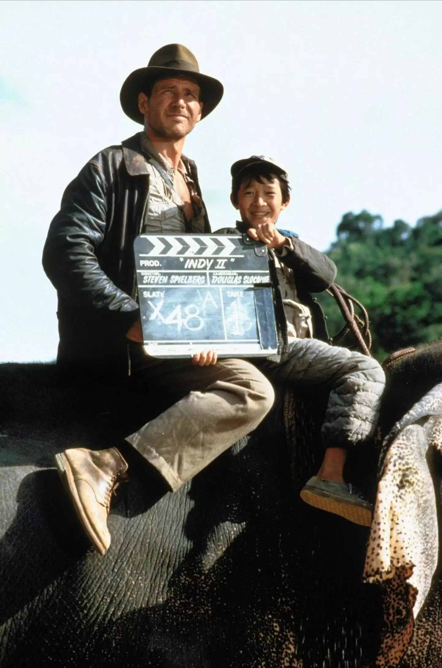 Harrison Ford and Ke Huy Quan last worked together on Indiana Jones and the Temple of Doom.