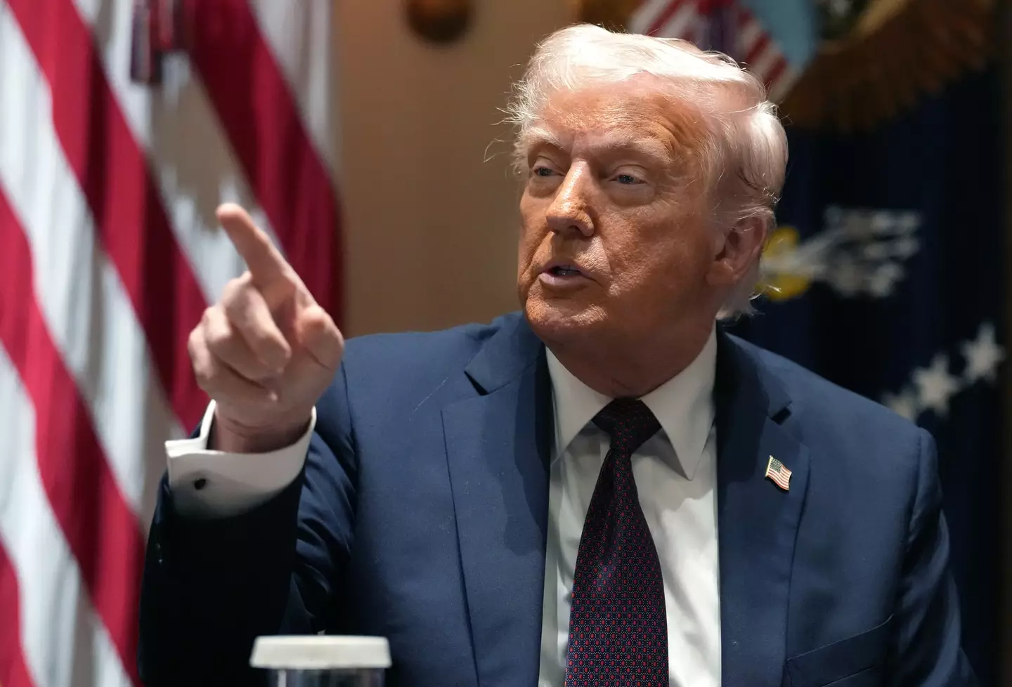 Donald Trump has responded to the accidental leak (Win McNamee/Getty Images)
