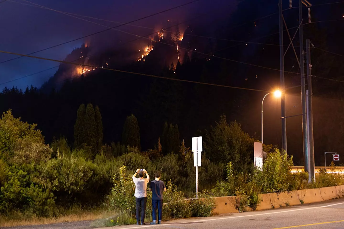 It's currently wildfire season in Canada (NAV RAHI/AFP via Getty Images)